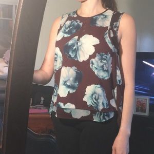 Vera Wang floral blouse